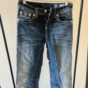 women’s size 25 straight leg MISS ME jeans. never worn!